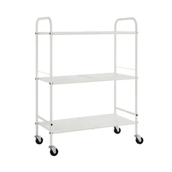 SunnyPoint 3-Tier Storage Cart White {1}
