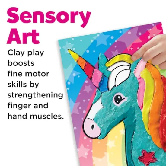 Faber-Castell&reg; Do Art Coloring with Clay Unicorn & Friends Kit {5}