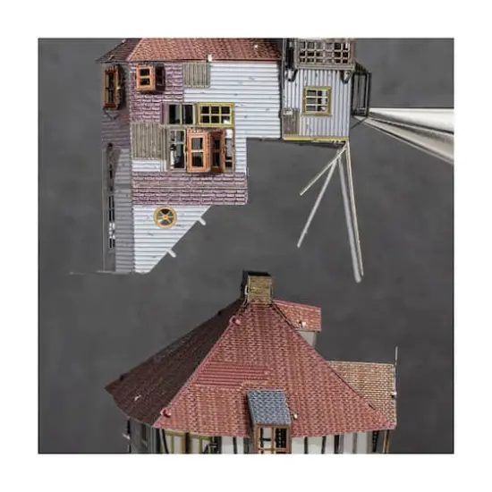 Metal Earth 3D Metal Model Kit - Harry Potter The Burrow in Color {6}