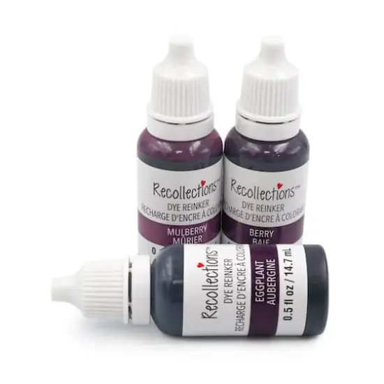Dye Reinker Set by Recollections&trade; Dark Purples {4}