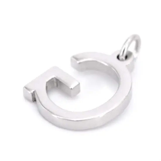 Sterling Silver Alphabet Charm by Bead Landing&trade; G {7}