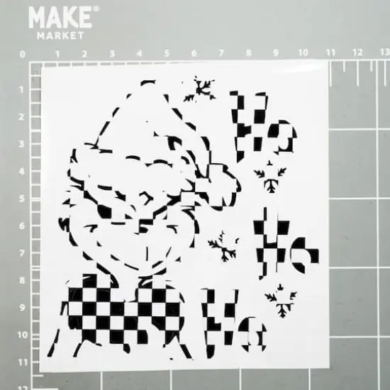Checker Pattern Permanent Vinyl by Make Market&reg; {5}