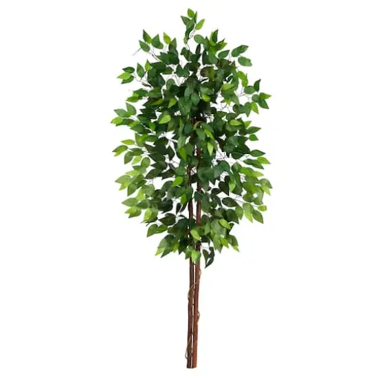 5ft. Artificial Double Trunk Ficus Tree {1}
