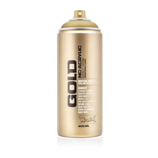 Montana&trade; Gold Acrylic Professional Spray Paint M3010 Gold Matte {5}