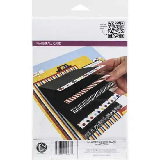 PhotoPlay™ Maker Series 4" x 6" Manual Black Waterfall Kit {3}