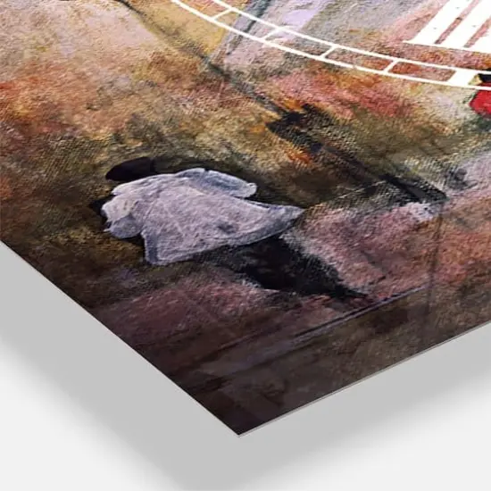 Designart Love In Paris VI Traditional 3 Panel Wall Clock {4}