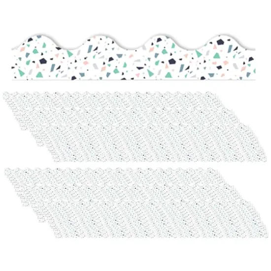 Eureka&reg; Simply Sassy White Terrazzo Deco Trim&reg;, 222ft. {3}