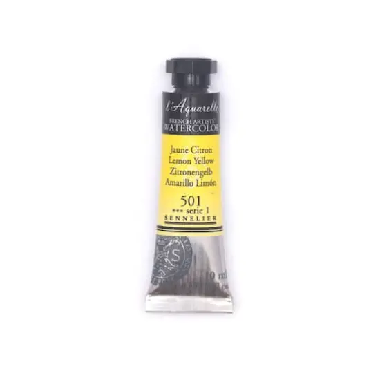 Sennelier French Artists' Watercolor, 10mL 501 Lemon Yellow S1 {1}