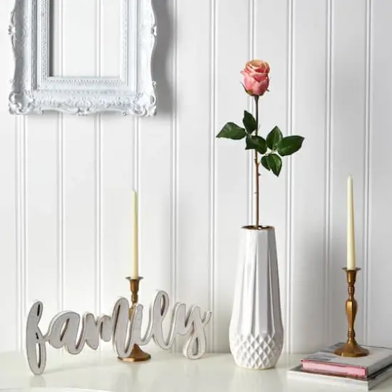 Peach & Pink Rose Bud Stem, 6ct. {4}