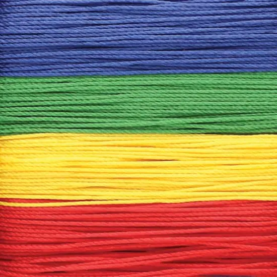 The Beadsmith&reg; S-Lon&reg; 0.5mm Mixed Color Bead Cord Primary Mix {4}