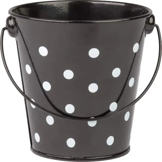 Teacher Created Resources Black Polka Dots Buckets, 6ct. {3}
