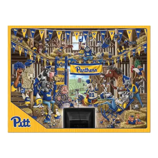 College Barnyard Fans 500 Piece Puzzle Pittsburgh Panthers {5}