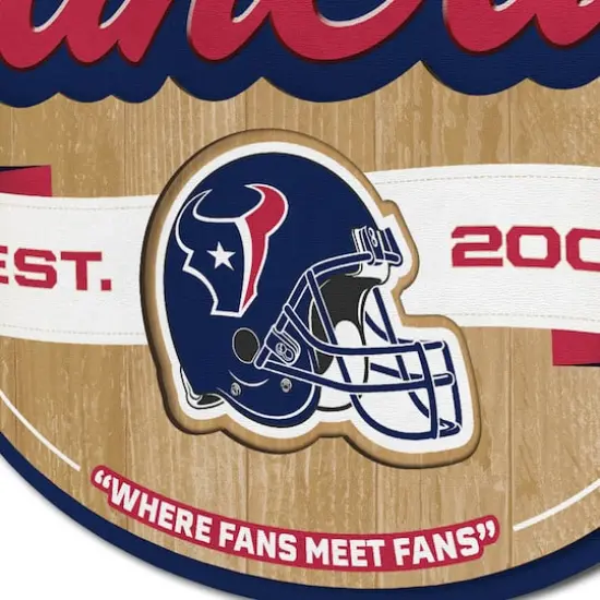 NFL Fan Cave Sign Houston Texans {5}