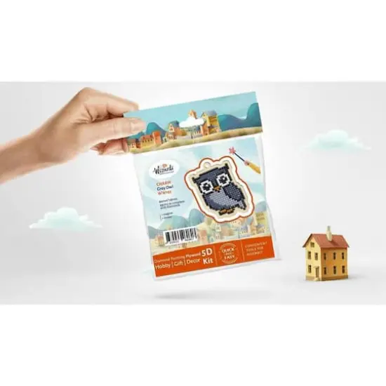 Wizardi Diamond Painting Ornament Kit Lion {4}