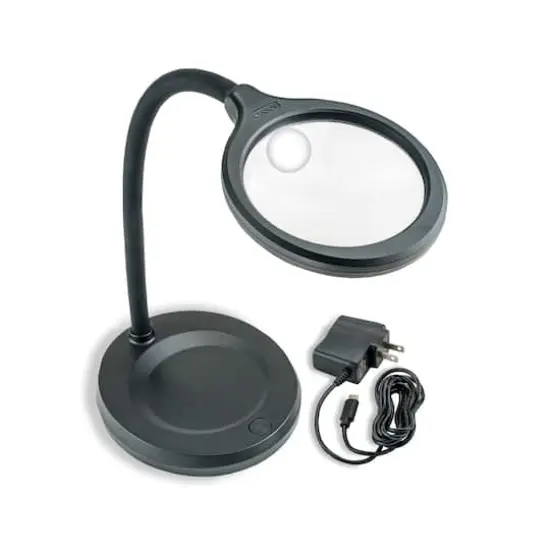 LED Desktop Magnifier by Loops & Threads {3}