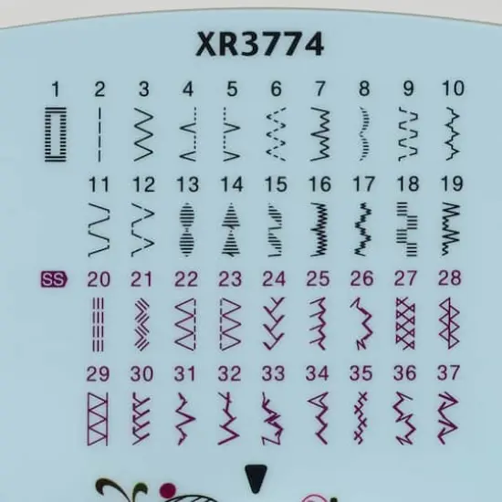 Brother XR3774 37-Stitch Sewing & Quilting Machine with Wide Table {4}