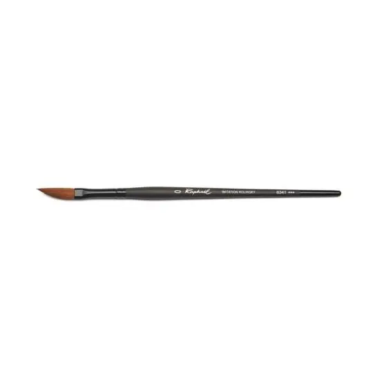Raphael Synthetic Kolinsky Watercolor Dagger Brush, Size 0 {1}