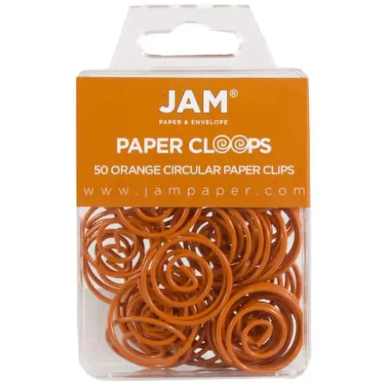 JAM Paper Circular Paper Cloops Orange {1}