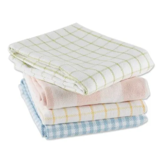 DII&reg; Garden Plaids Dishtowel Set {3}