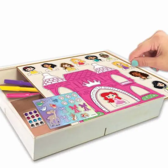 Disney Princess: Wood Castle Activity Building & Decorating Set {4}