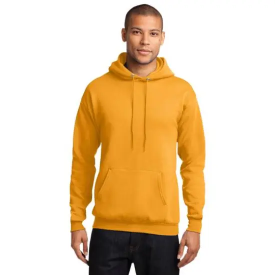 Port & Company&reg; Brights Core Fleece Pullover Hooded Sweatshirt Gold {4}