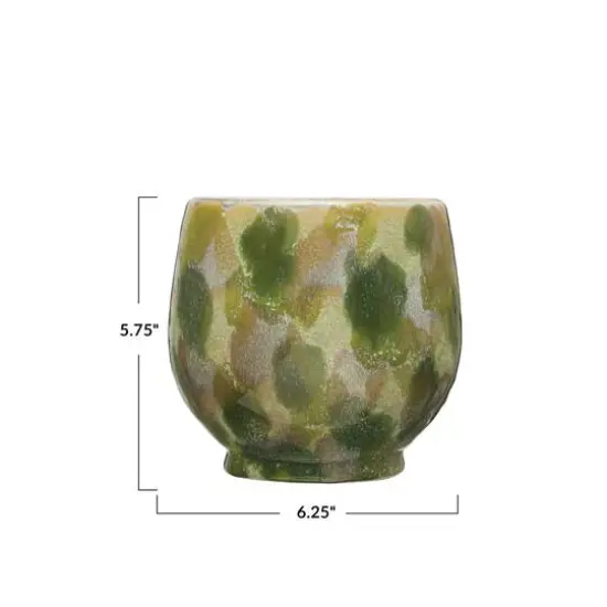 Hello Honey&reg; 6" Multicolor Hand Painted Stoneware Planter {1}