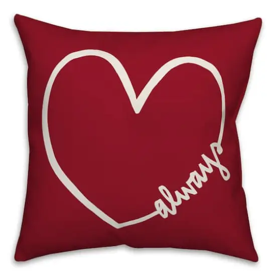 Always Heart Throw Pillow {1}