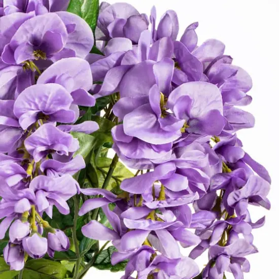 Artificial Lavender Wisteria Bush {4}