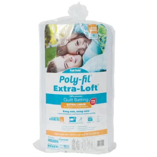 Poly-Fil&reg; Extra-Loft&reg; Polyester Quilt Batting, 120" x 120"  {1}