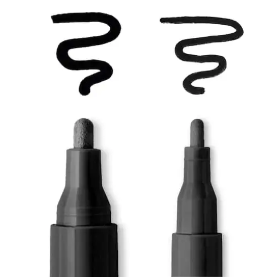 Craft Smart&reg; Paint Pen Set, Black Tie {5}