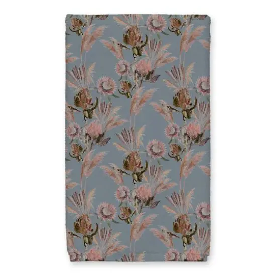 Bloom Protea Tea Towel Set Blue {4}