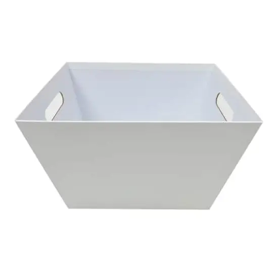 12.5" Paperboard Gift Basket by Celebrate It&trade; White {1}