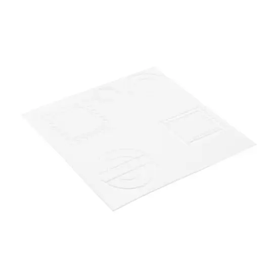 6" x 6" Postal Print Layering Stencil Set by Recollections&trade; {4}