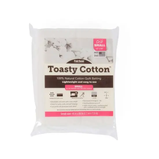 Fairfield&trade; Toasty Cotton&trade; Quilt Batting, 45" x 60" {1}