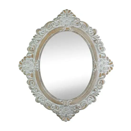 Vintage Amelia Taupe Mirror {1}