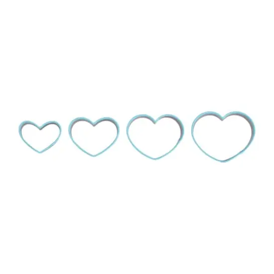 Hearts Stainless Steel Nested Cookie Cutter Set by Celebrate It&reg; {3}