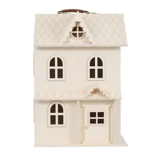 13" Wood 2-Story Dollhouse by Make Market&reg; {1}