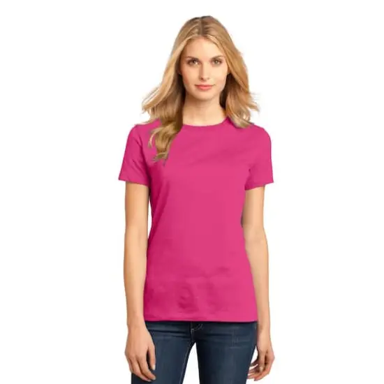District&reg; Women's Perfect Weight&reg; Adult T-Shirt Dark Fuchsia {4}