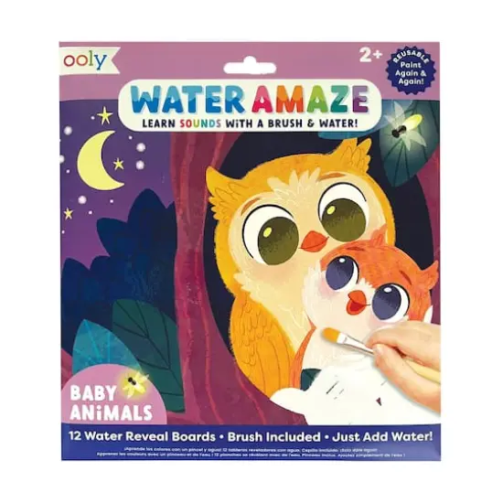 OOLY Water Amaze Baby Animals Water Reveal Boards {1}