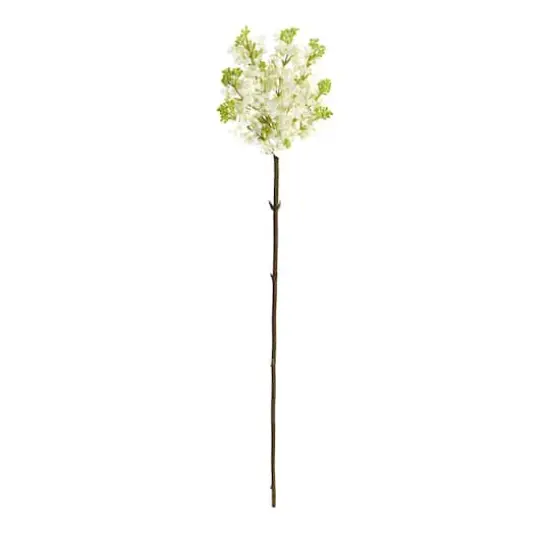32'' Lilac Artificial Flower Stem, 4ct. White {1}