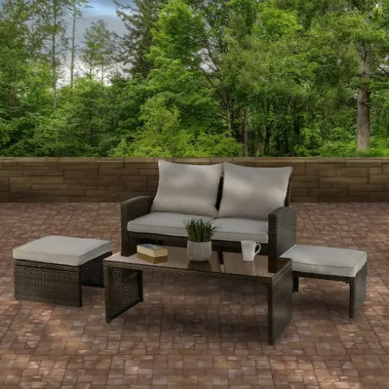 Norton Collection All-Weather Conversation Set {3}