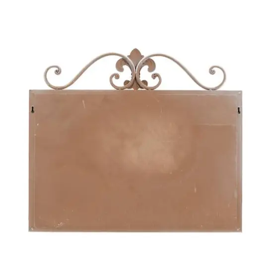 22" White Metal Farmhouse Hanging Magnet Board {7}