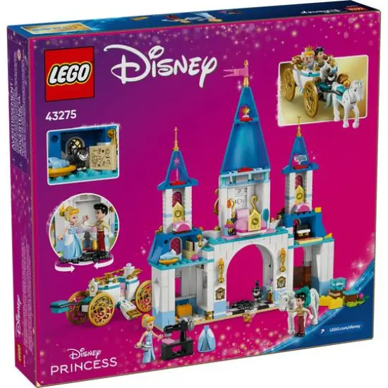 LEGO&reg; Disney Princess Cinderella&rsquo;s Castle & Horse Carriage Building Set 43275 {4}