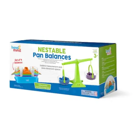 Hand2mind&reg; Nestable Pan Balances, 4ct. {1}