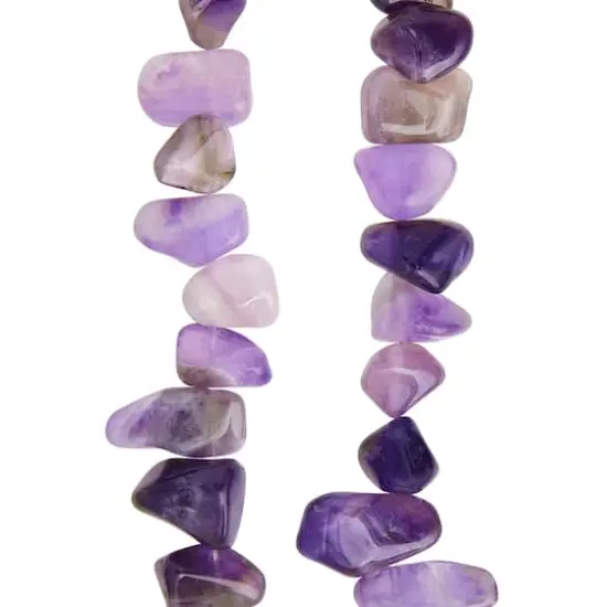 Amethyst Teardrop Stone Beads, 15mm by Bead Landing&trade; {1}
