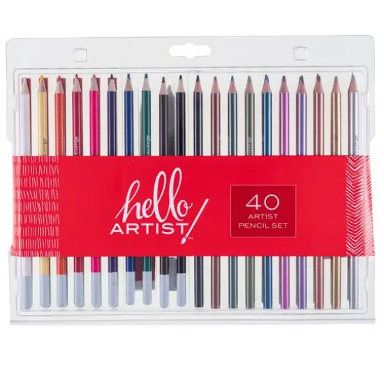 Hello, Artist!&trade; 40-Piece Pencils Set {8}