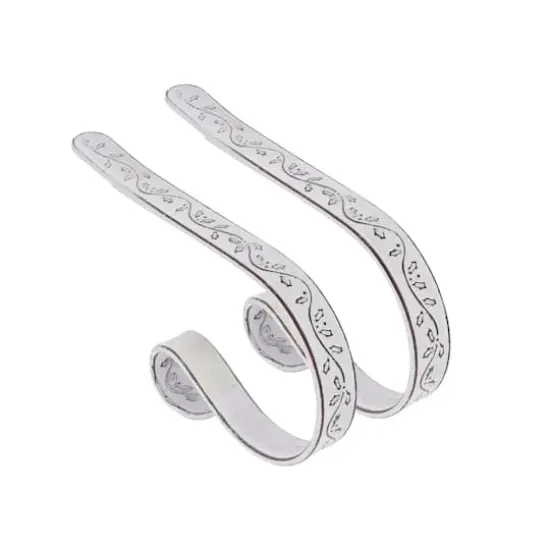 Haute Decor MantleClip&trade; Holly Whitewashed Stocking Holders, 2ct. {1}