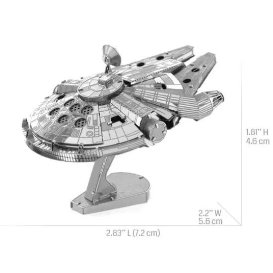 Metal Earth&reg; Star Wars&trade; Millennium Falcon&trade; Steel Model Kit {12}