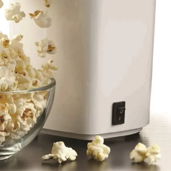 Brentwood 8-Cup White Hot-Air Popcorn Maker {8}