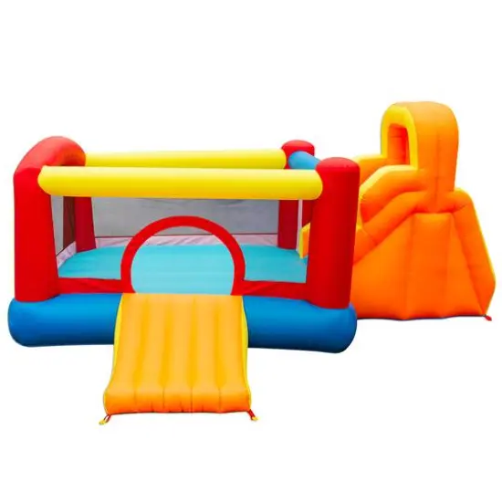 Banzai&reg; Inflatable Double Slide Bouncer&trade; Outdoor Toy {6}
